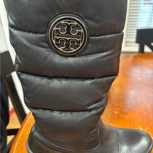 Tory Burch Black Puffer Boots